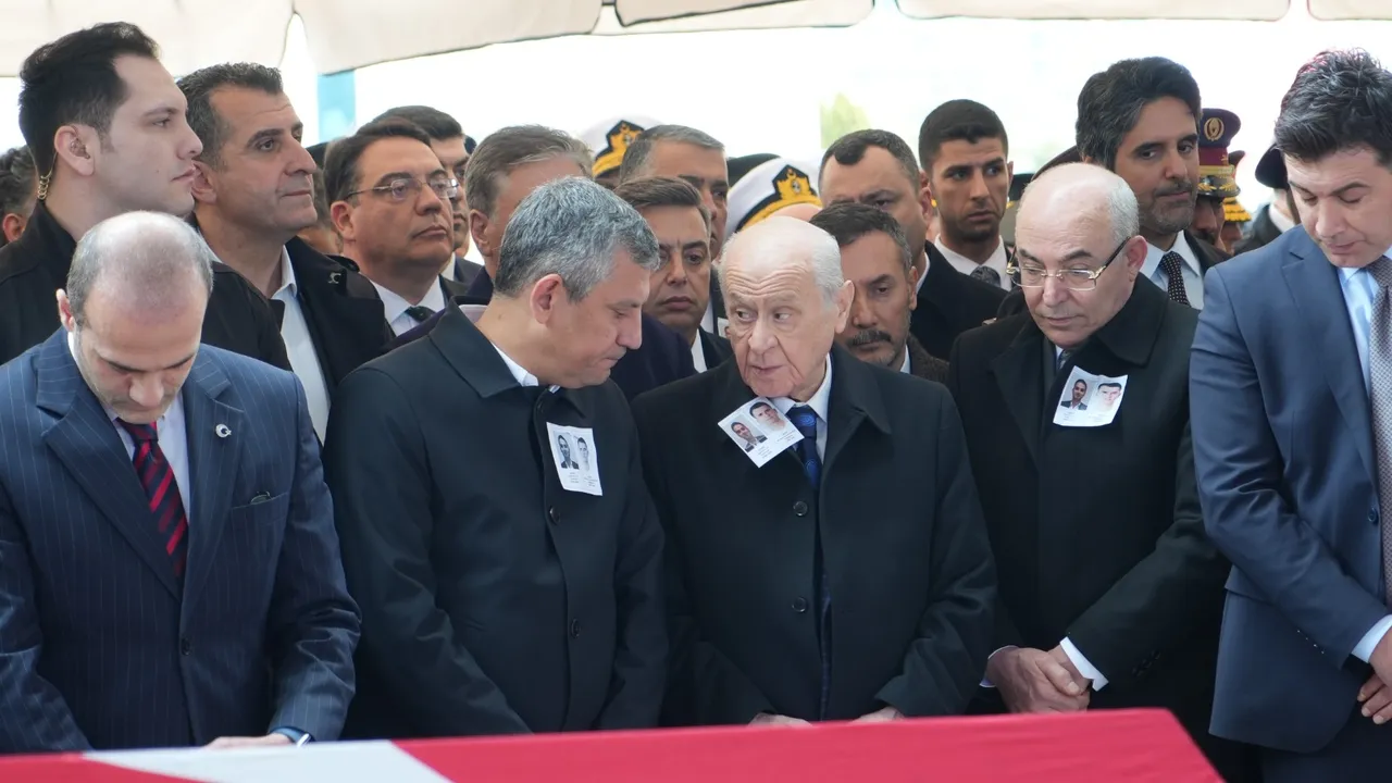 Şehit olan ASELSAN teknisyenlerine son veda! Bahçeli ve Özel de katıldı