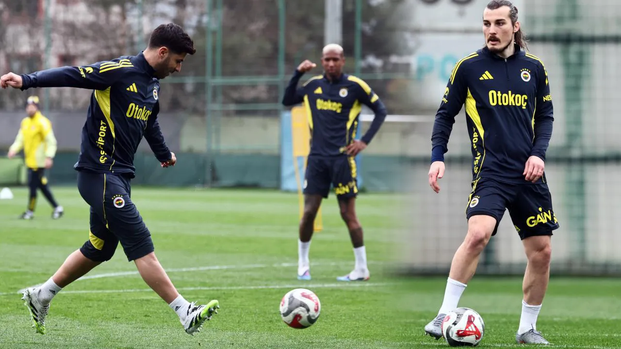 Fenerbahçe'de Beşiktaş derbisi hazırlıkları: Çağlar Söyüncü takıma döndü