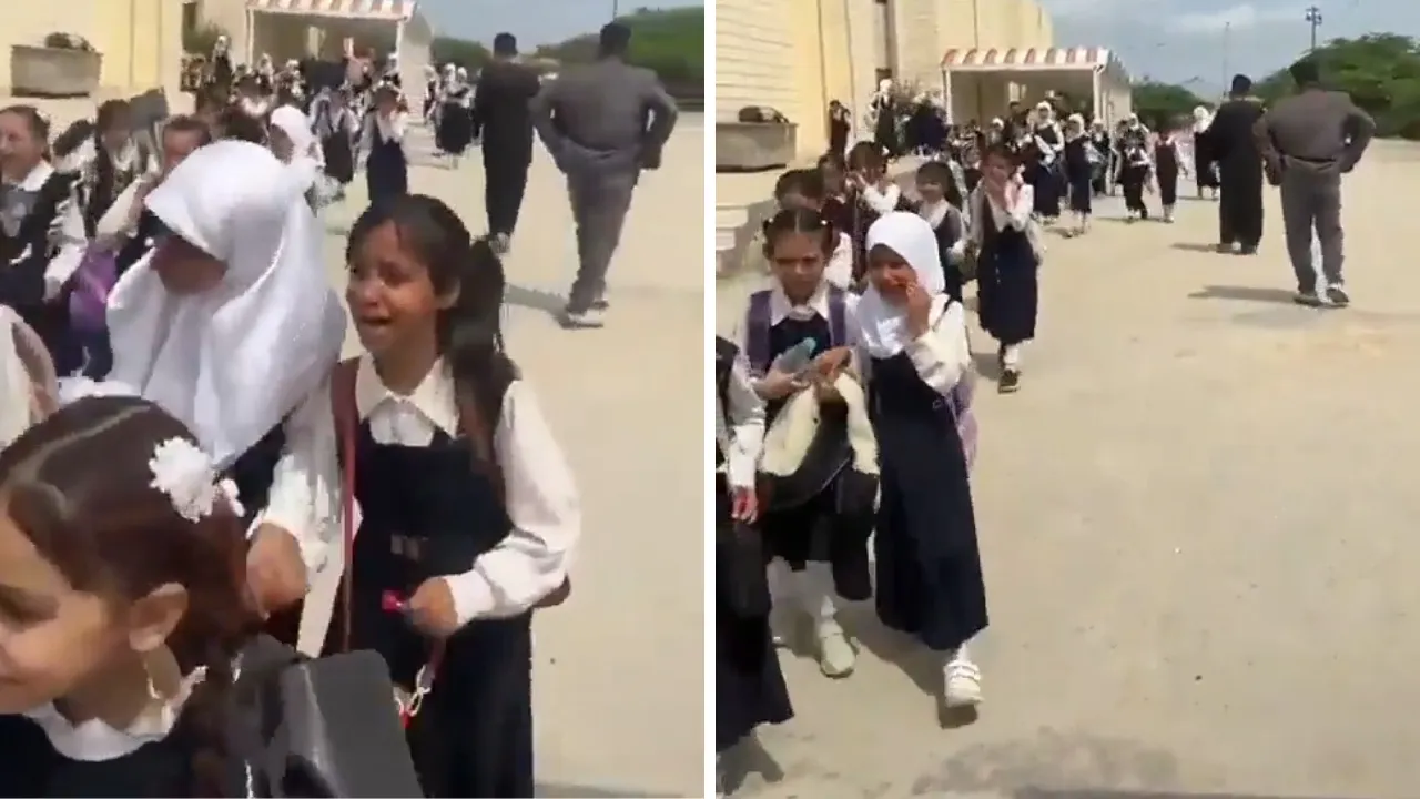 Misilleme saldırılarında yürek burkan görüntü! Füze sesi duyan çocuklar kabusu yaşadı