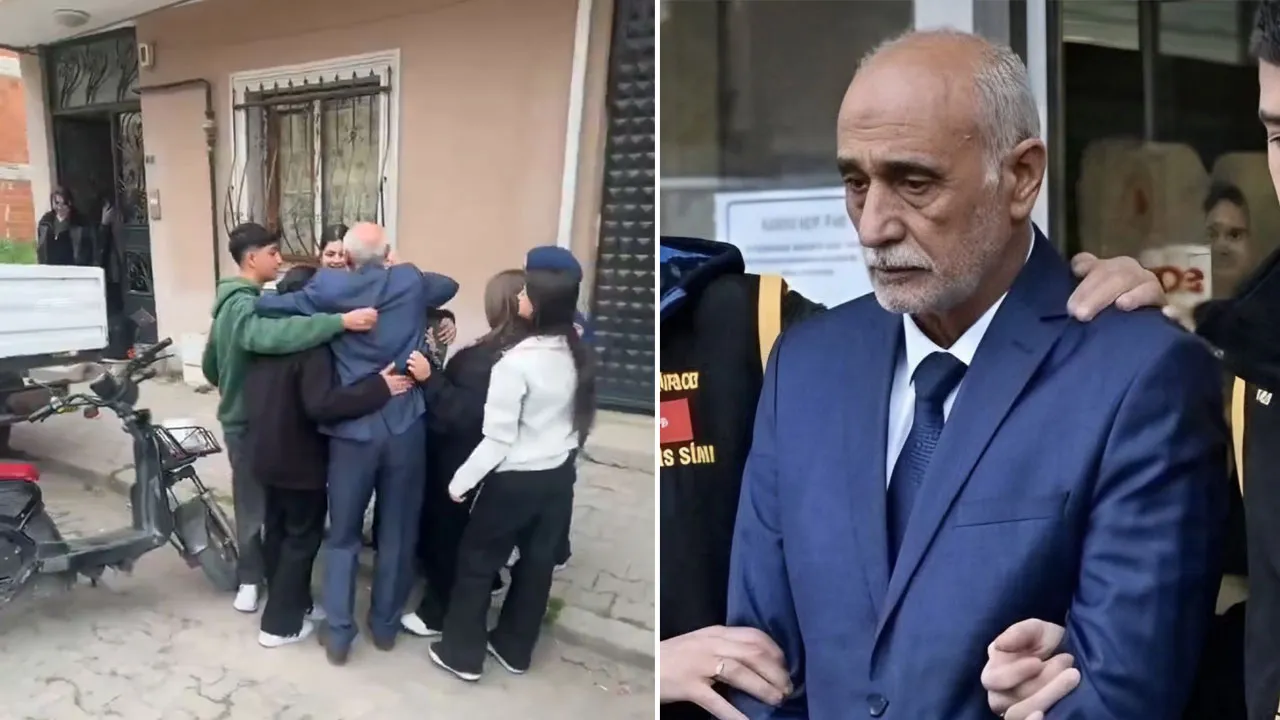 Ramazan öğretmen tahliye edildi! Öğrencileri ve çocukları ile buluştu 