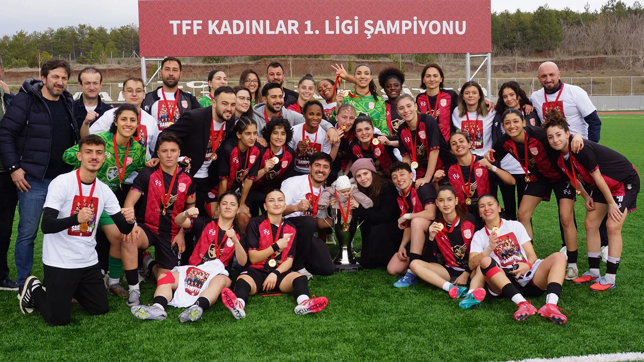 TFF Kadınlar 1. Ligi'nde şampiyon belli oldu