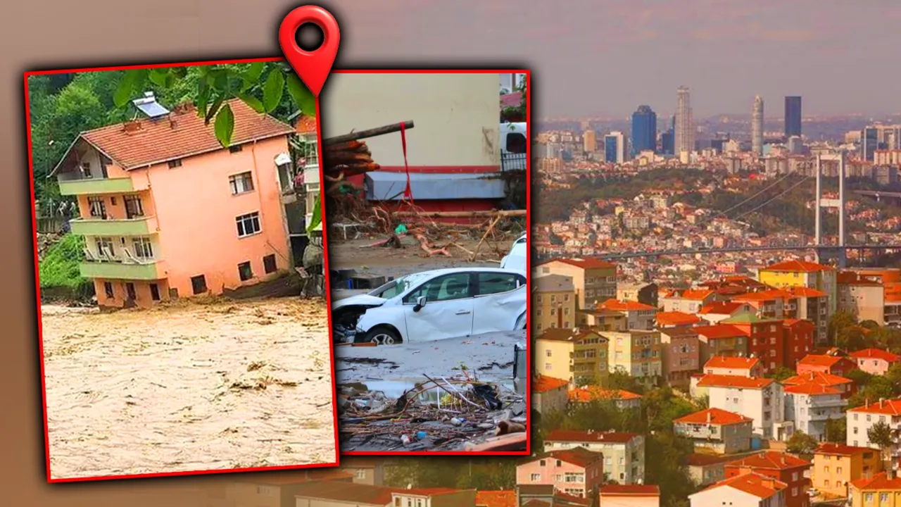 Türkiye’de ilk! İstanbul’un sel haritası, en riskli ve risksiz ilçeler belli oldu