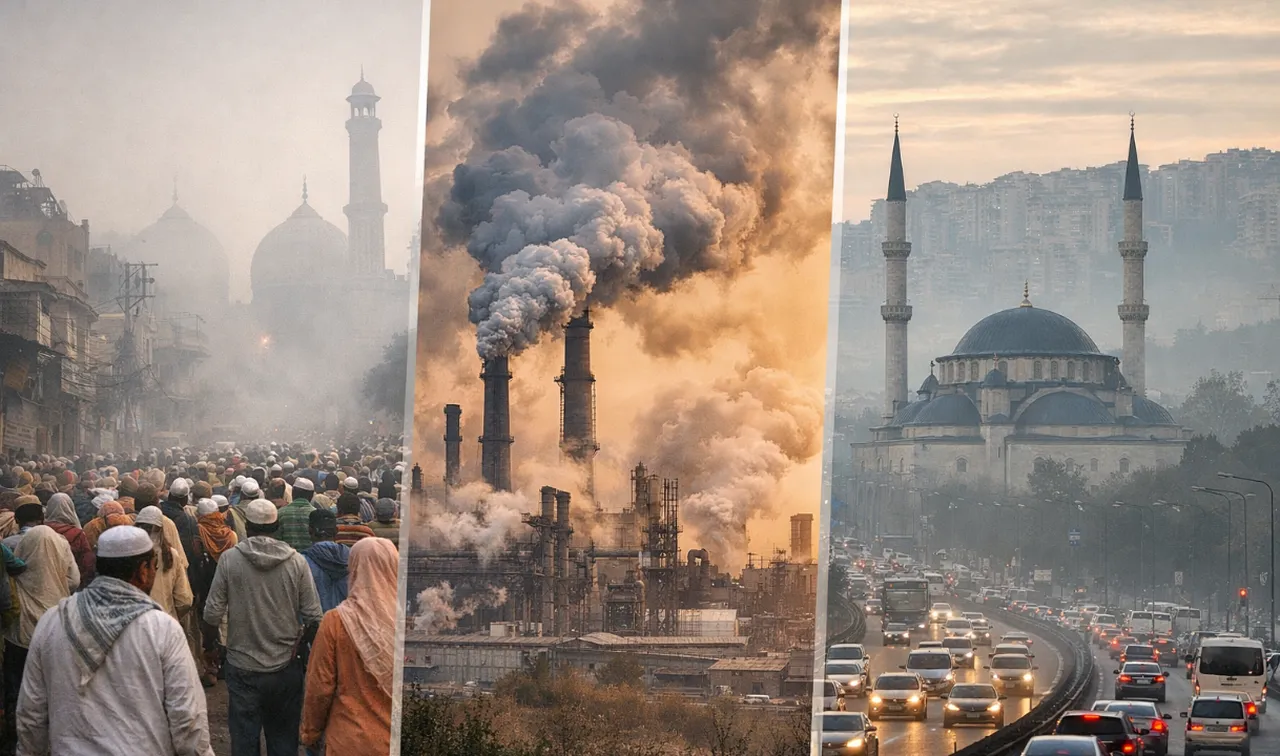 Havası en kirli 25 kentin tamamı 3 ülkeden çıktı... Türkiye'den 3 şehre dikkat