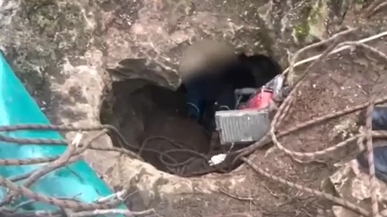 Hazine aramak için 35 metre tünel kazdılar!