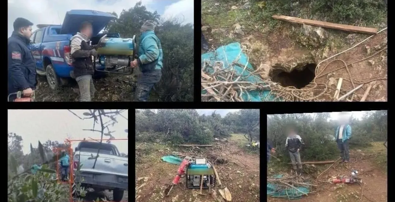 Hazine aramak için 35 metre tünel kazdılar!