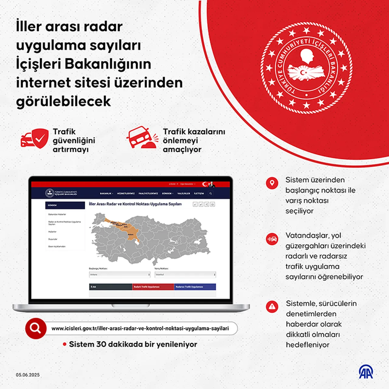 İller arası radar noktaları nerede? İçişleri Bakanlığı iller arası radar ve kontrol noktası sorgulama