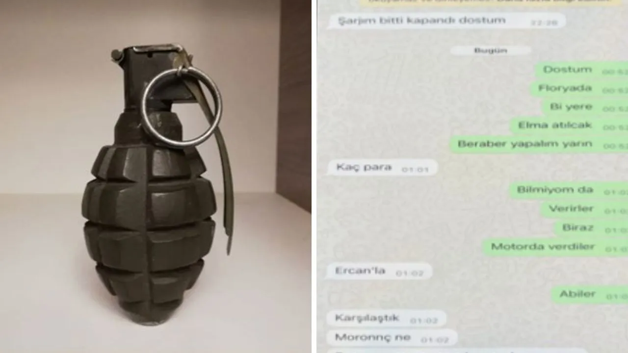 Küçükçekmece'deki saldırıyla ilgili telefon mesajları ortaya çıktı! El bombasını 'elma' diye kodlamışlar