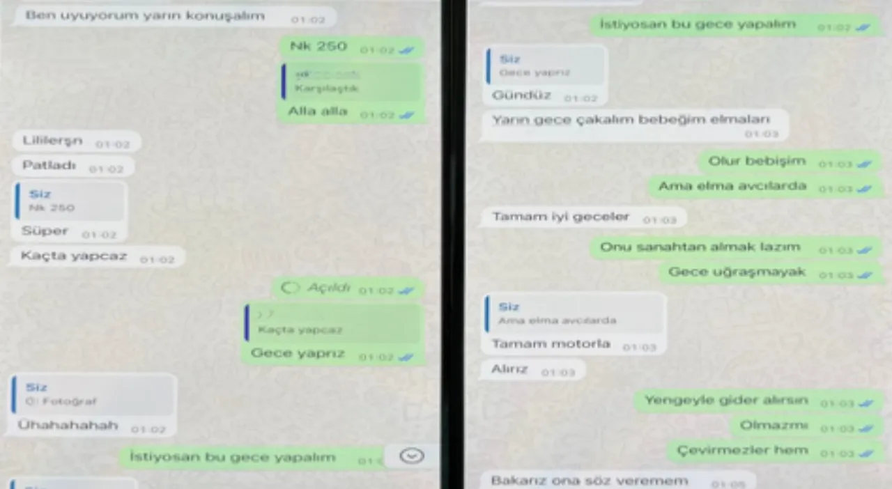 Küçükçekmece'deki saldırıyla ilgili telefon mesajları ortaya çıktı! El bombasını 'elma' diye kodlamışlar