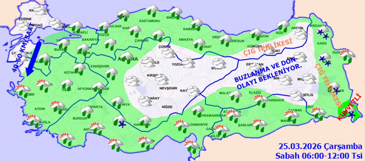 Meteoroloji’den 31 ile birden uyarı!  Hem sağanak hem kar yolda