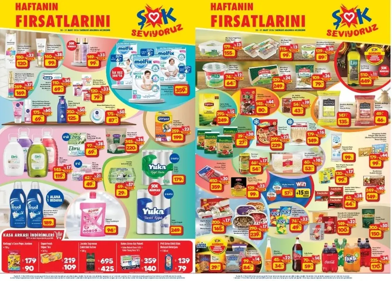 ŞOK aktüel kataloğu satışa çıktı! 25-31 Mart ŞOK indirimli ürünler kataloğunda neler var?