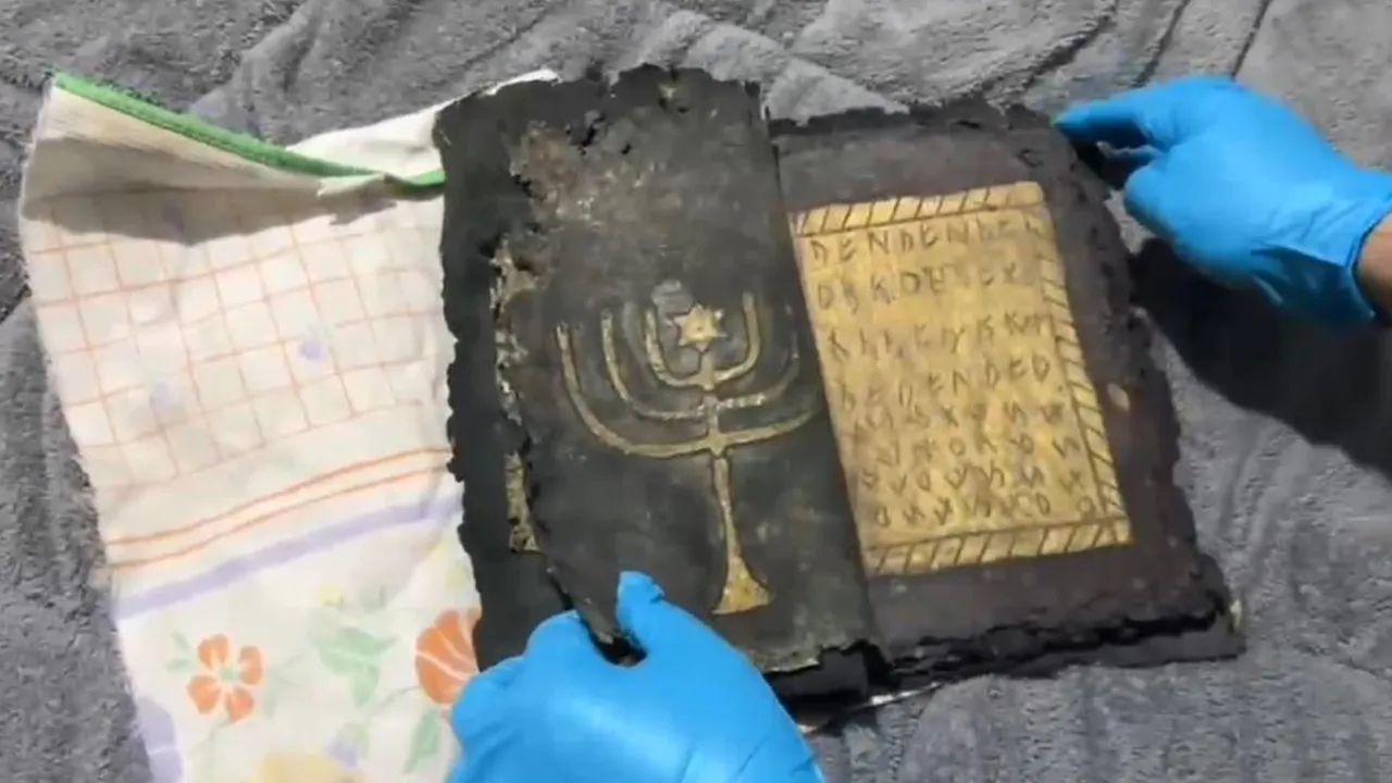 Üzerinde altın işlemeleri var! Bizans dönemine ait dua kitabı ele geçirildi