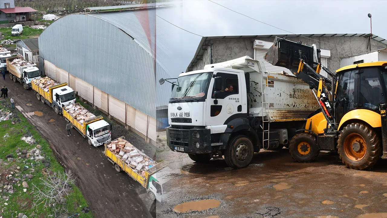 Vatandaşa yedireceklerdi! Ele geçirilen 50 ton iş makineleri ile taşınarak imha edildi 
