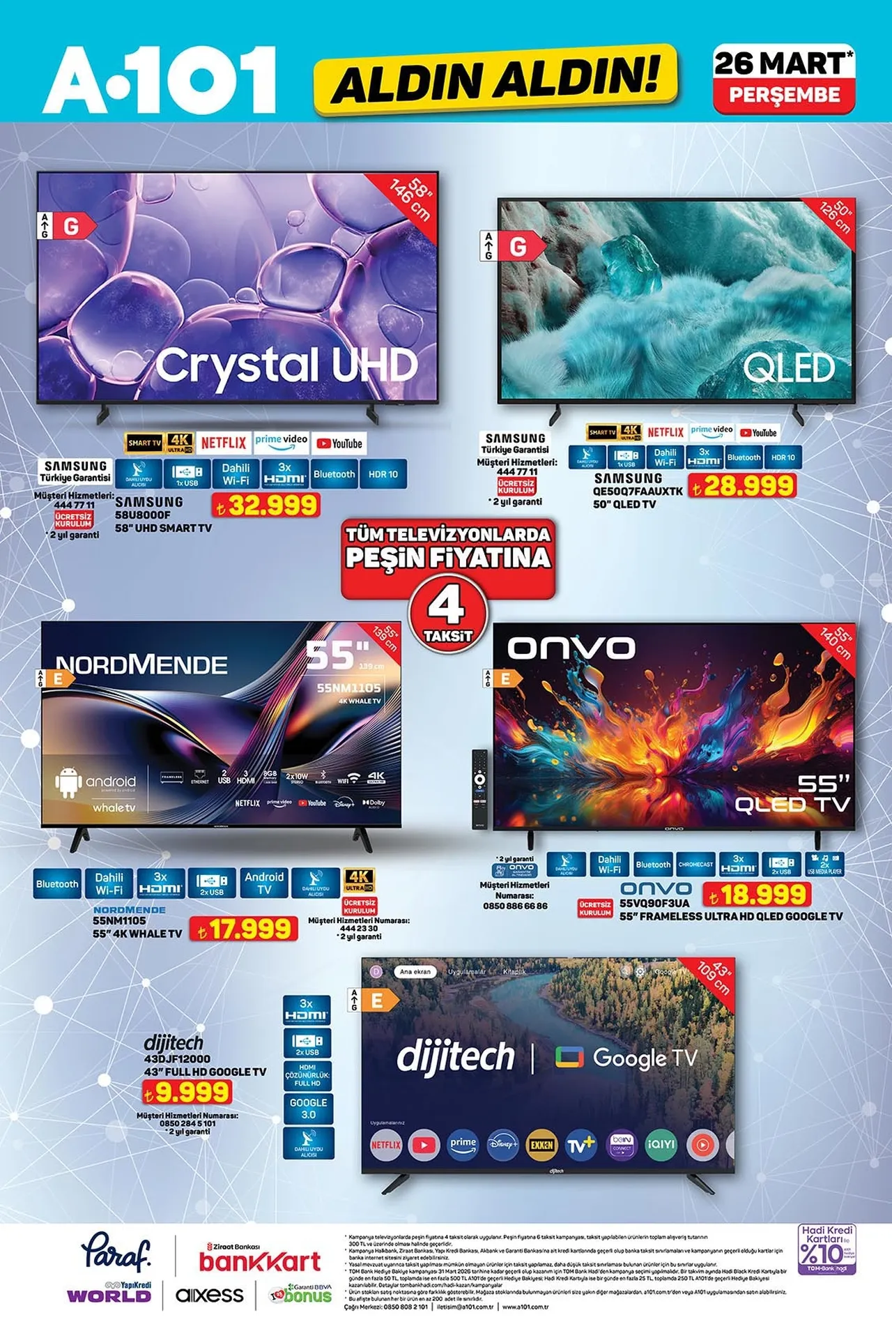 A101 aktüel kataloğu bugün satışta! Katlanabilir koşu bandı, titreşimli spor aleti ve onlarca ürün dikkat çekti