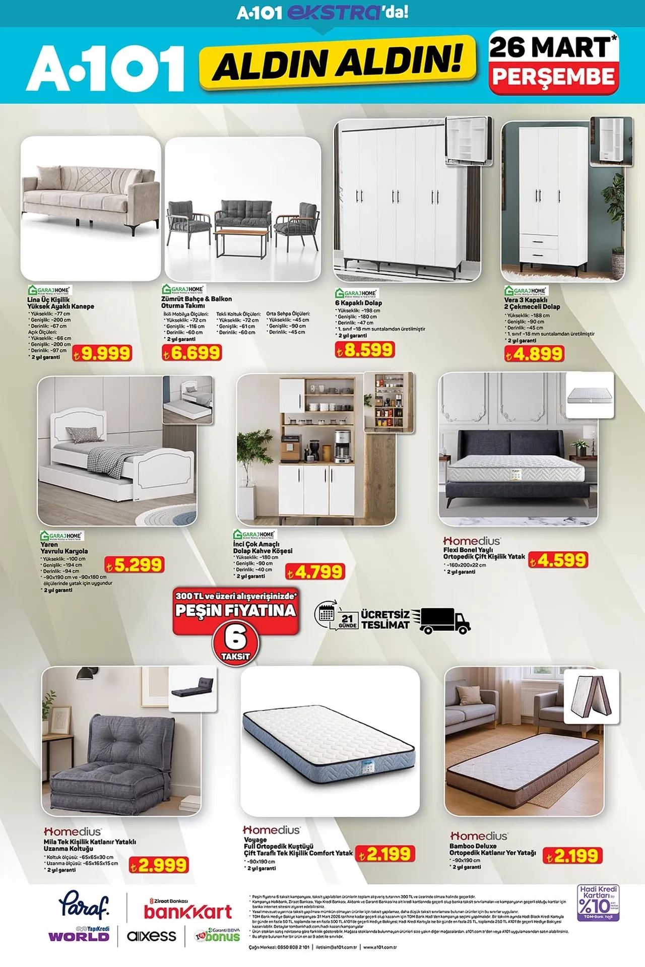 A101 aktüel kataloğu bugün satışta! Katlanabilir koşu bandı, titreşimli spor aleti ve onlarca ürün dikkat çekti