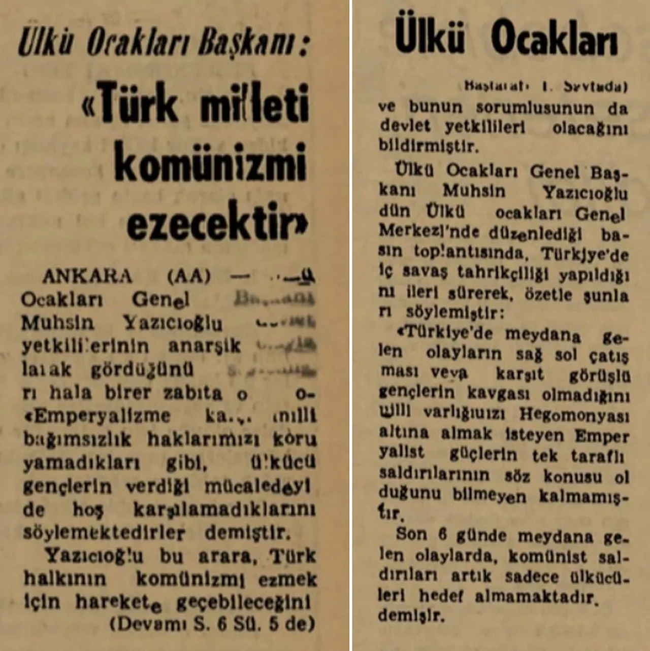 12 Eylül 1977 - Türkiye gazetesi