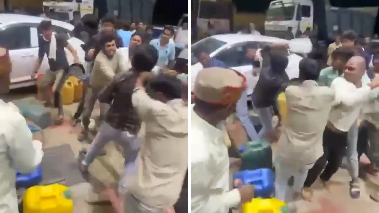 Akaryakıt sıkıntısı yaşanabilir iddiaları Hindistanı ayağa kaldırdı: Halk birbirine şişelerle saldırdı