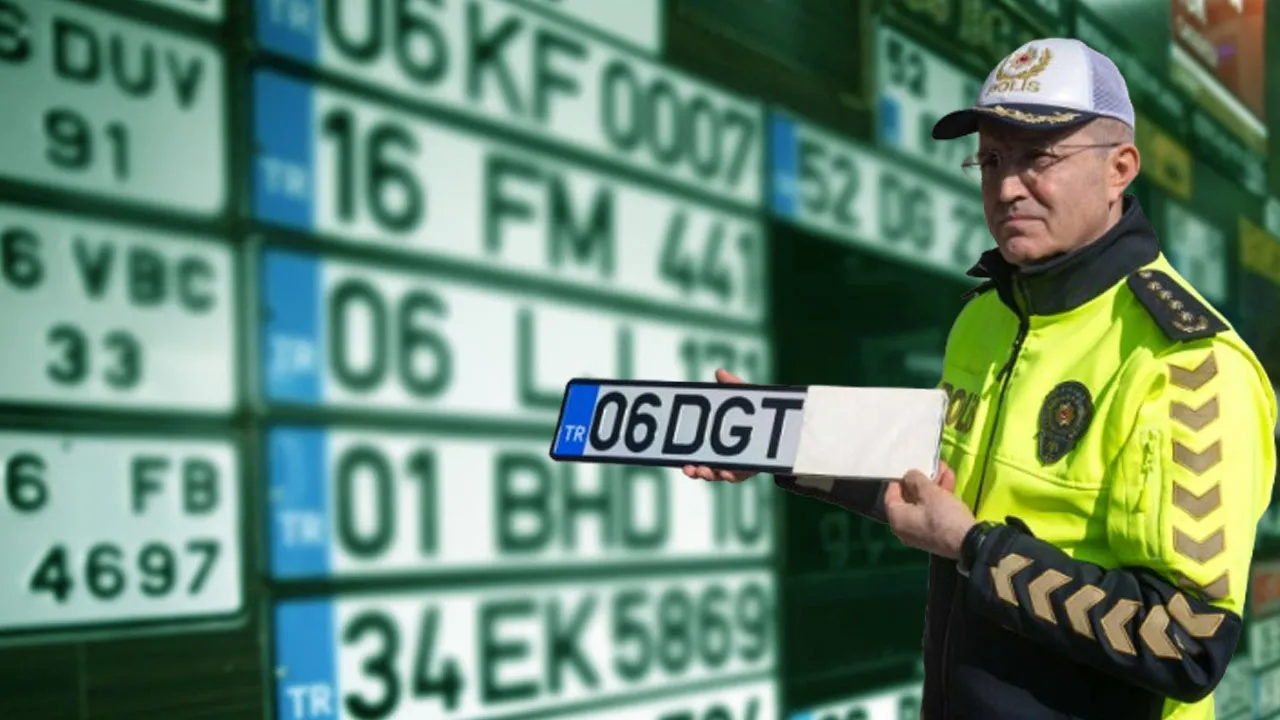 Emniyet'ten kritik plaka uyarısı: Kalın yazı diye değiştirmeyin!