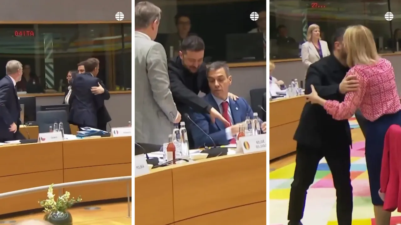 Konferansa damga vurdu! Zelenskiy konuştu, sadece o lider alkışlamadı