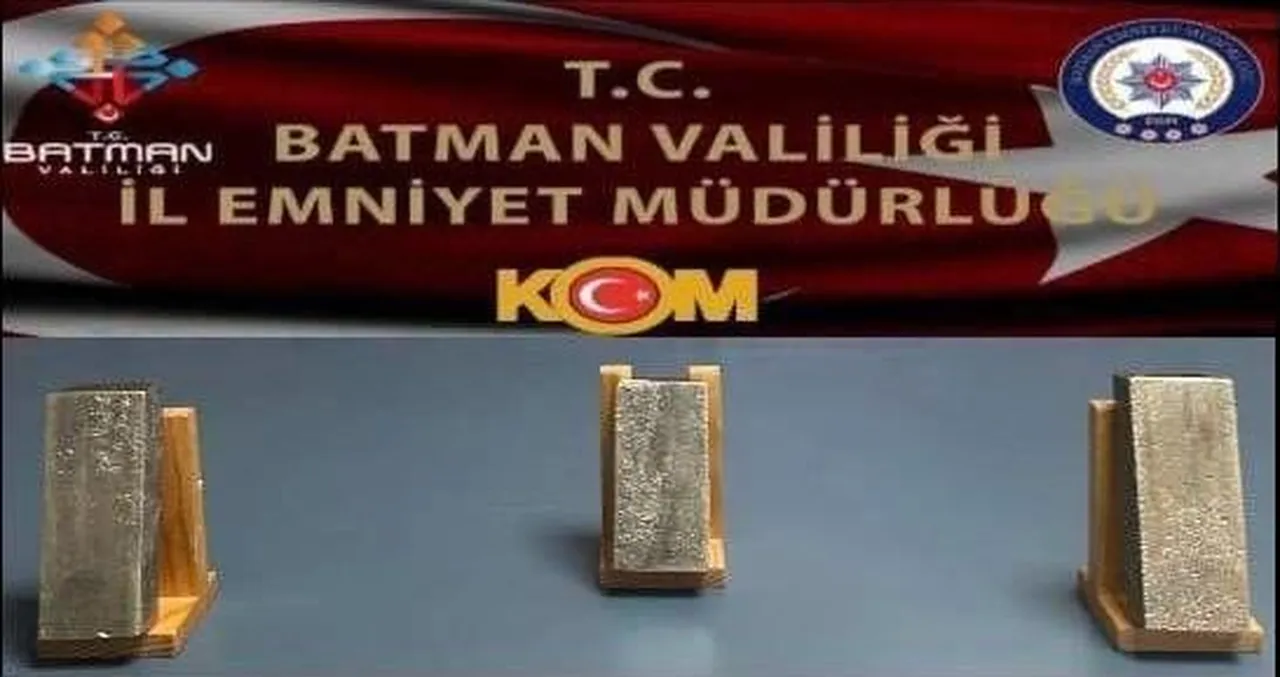 Makedonya 1. Lig kulüp başkanı kilo kilo altınla Batman'da yakalandı!