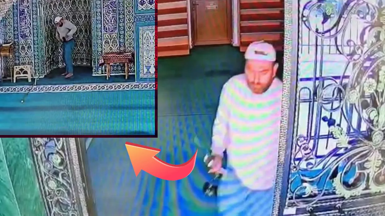 Camide hırsızlık kamerada! “Bu daha başlangıç” dedi, ekipler harekete geçti