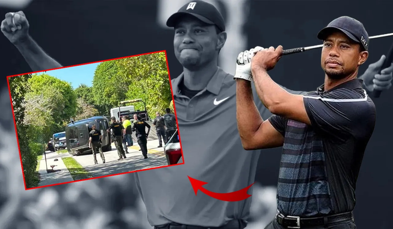 Efsane sporcu Tiger Woods, aracıyla takla attı: Uyuşturucu testini reddetti!