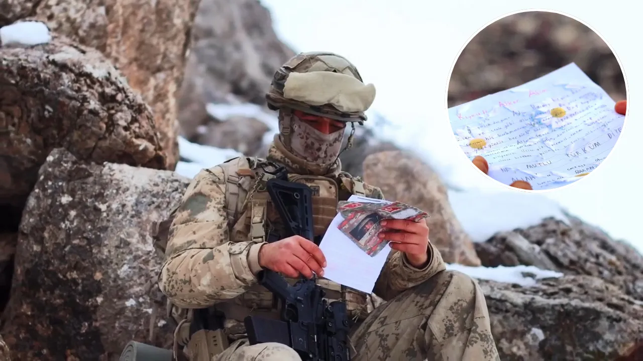 Samsun'dan Şırnak'a gönül köprüsü: Minik eller yazdı, Kato'da Mehmetçik duygulandı!