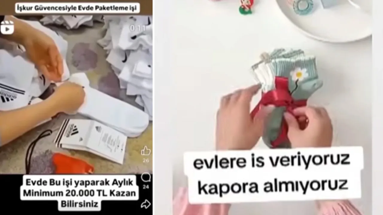 Yüzlerce kişinin başına çorap ördüler! 35.500 lira vaadine kandılar