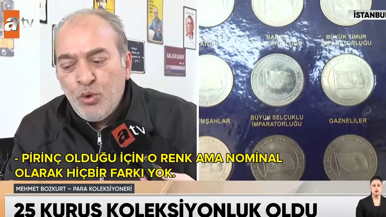 Bir dönem herkesin cebindeydi... 25 kuruşlar artık altınla yarışıyor!