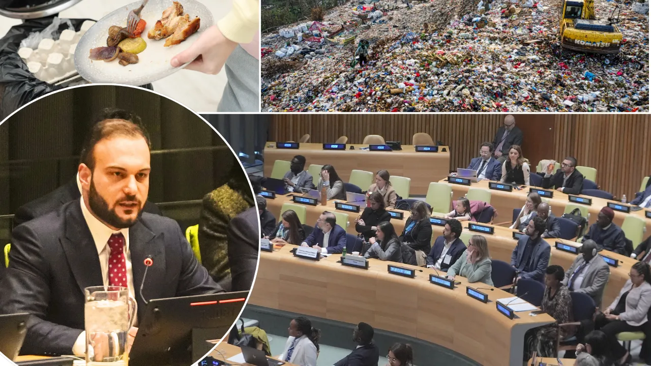 Her yıl bir milyar ton gıda israf ediliyor! Birleşmiş Milletler'de Sıfır Atık Vakfı Başkanı Ağırbaş'tan dikkat çeken konuşma