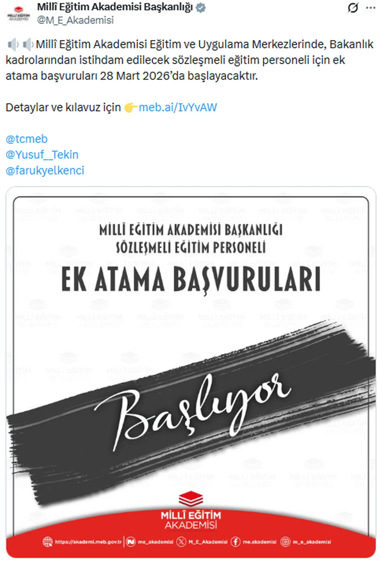 Milli Eğitim Akademisinden ek atama fırsatı! Ek atama sonuçları ne zaman açıklanacak?