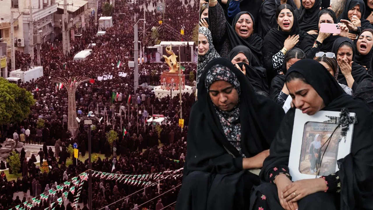 İran'da acı veda: 165 kız öğrenci için cenaze töreni