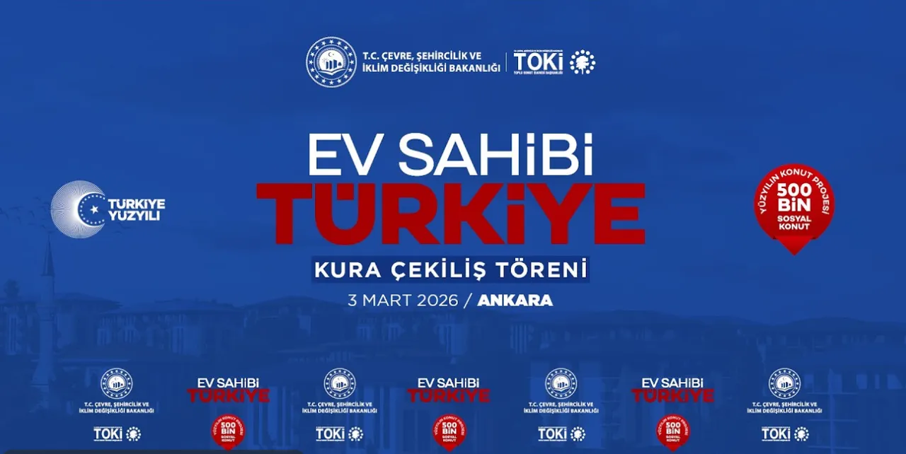 TOKİ Ankara kura çekilişi canlı nereden izlenir?