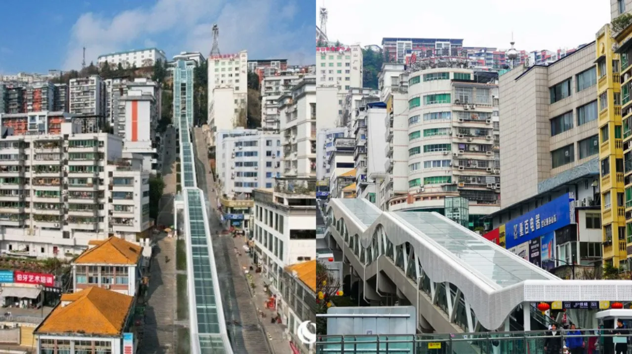 Dünyanın en büyük yürüyen merdiveni o ülkede inşa edildi! Tam 905 metre uzunluğunda: Çıkması 21 dakika, turistler akın ediyor