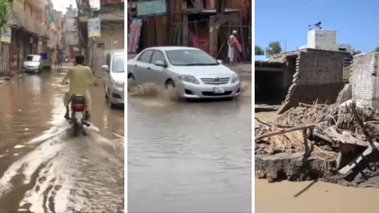 Pakistan'da sel felaketi! Evler çöktü, hayat kabusa döndü: Ölü ve yaralılar var