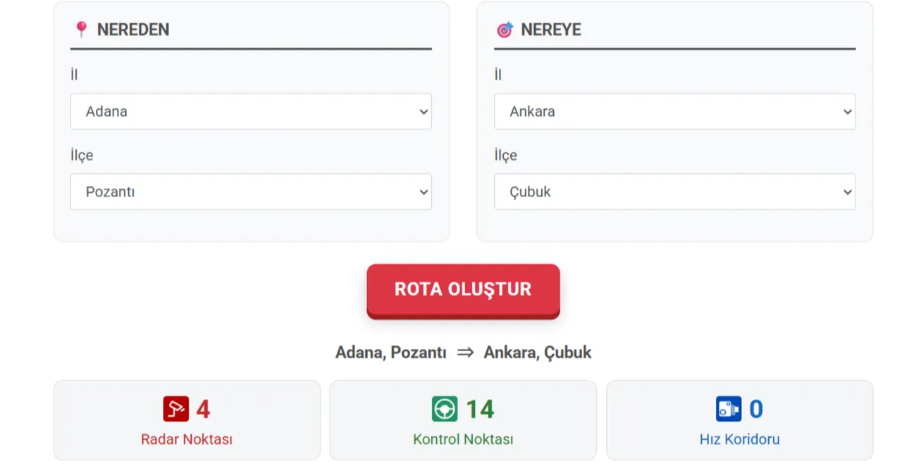 Radar noktaları artık haritada görülebilecek! 