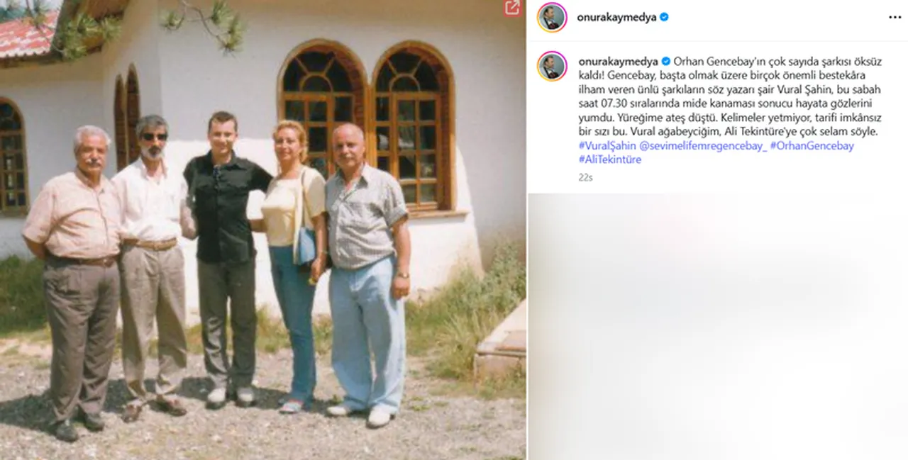 Vural Şahin hayatını kaybetti! Orhan Gencebay’ın şarkıları öksüz kaldı