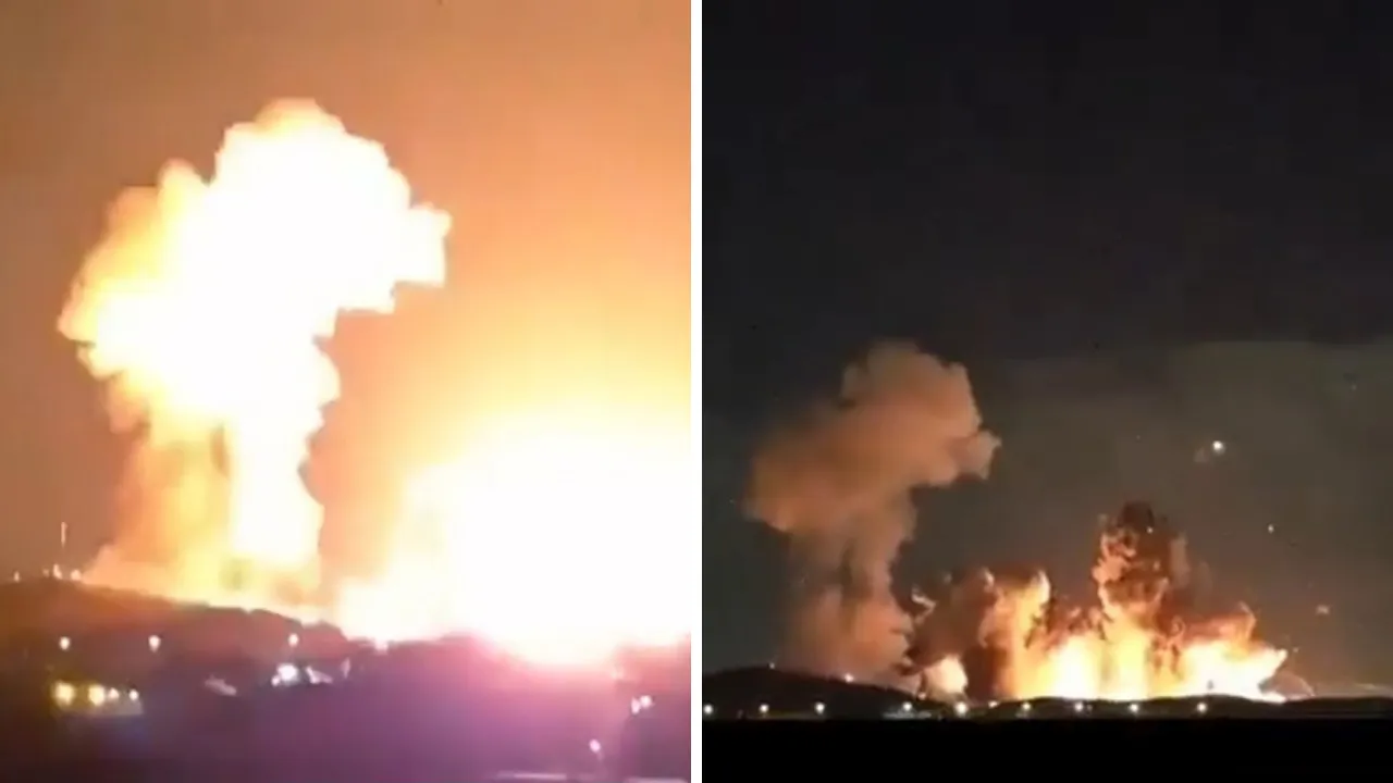 ABD'den İsfahan'a füze yağmuru! Trump görüntüleri bizzat paylaştı