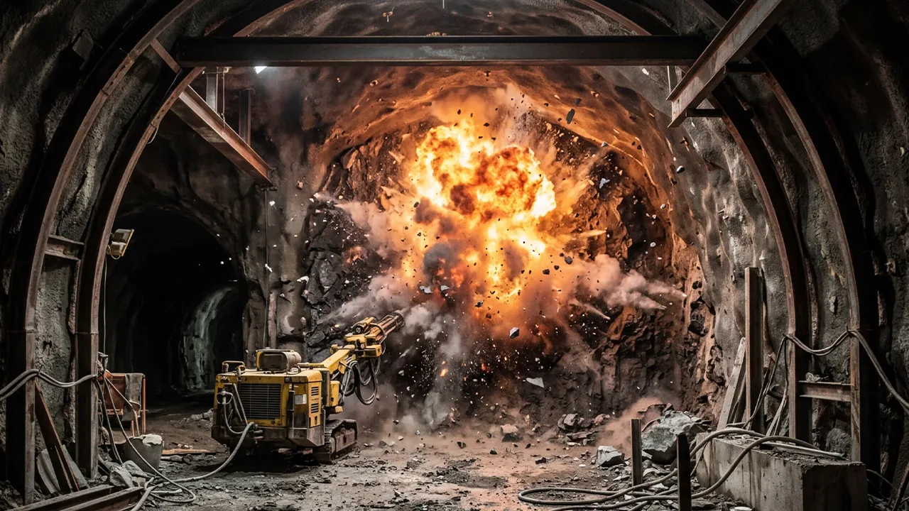 Çin'de kara yolu tüneli inşaatında patlama! Ölü ve yaralılar var