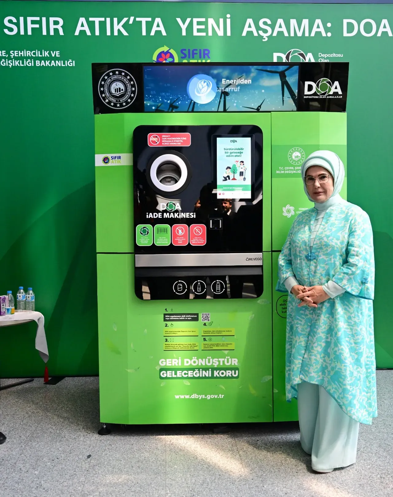 Dünya Sıfır Atık Danışma Kurulu Başkanı Emine Erdoğan: Çöpe giden gıdanın dörtte biri açlığı bitirir