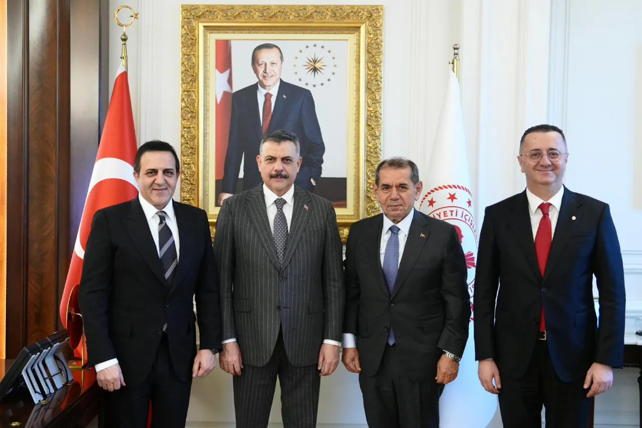 Galatasaray yönetiminden İçişleri Bakanı Çiftçi’ye ziyaret