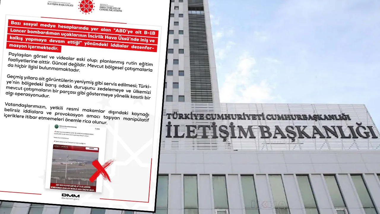 'İncirlik Üssü'nde ABD uçakları hareketliliği' iddiasına jet yalanlama 