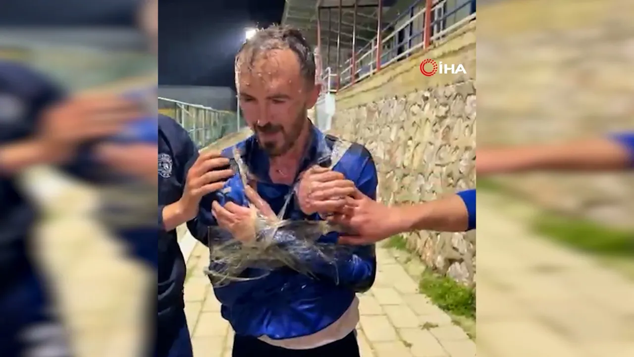 Amatör ligde şaşırtan gelenek! Doğum günü kutlamasında pasta yerine sirke ve yumurta