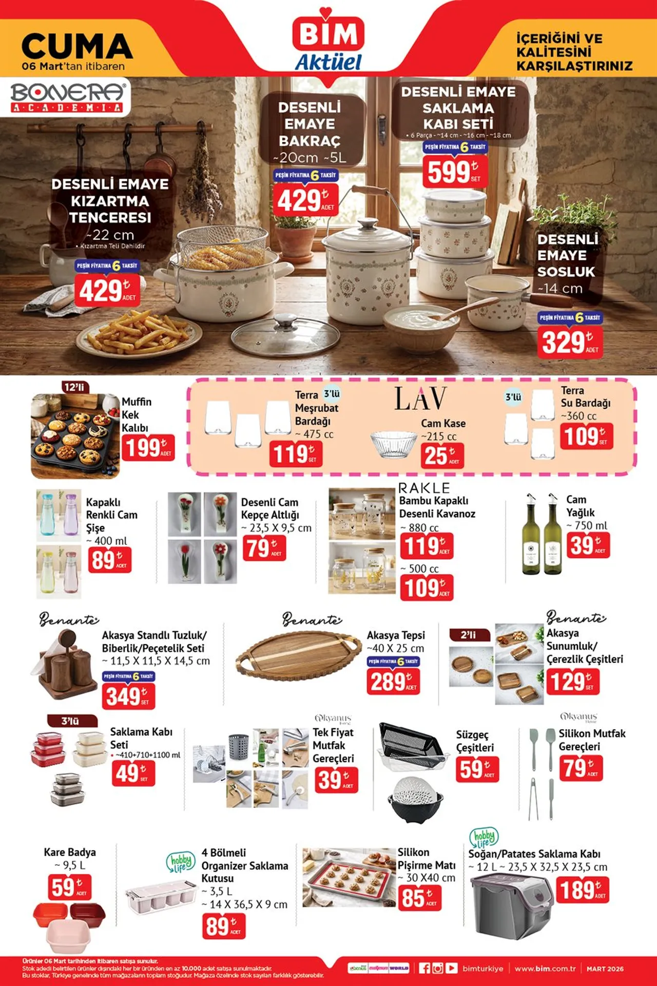 BİM aktüel ürünler kataloğu 4-6 Mart! Ofis koltuğu, cam ankastre set, şarjlı süpürge ve daha fazlası raflara geliyor