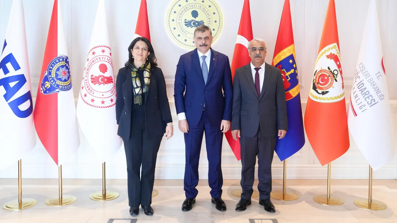 İçişleri Bakanı Mustafa Çiftçi, DEM Partili Buldan ve Sancar ile görüştü