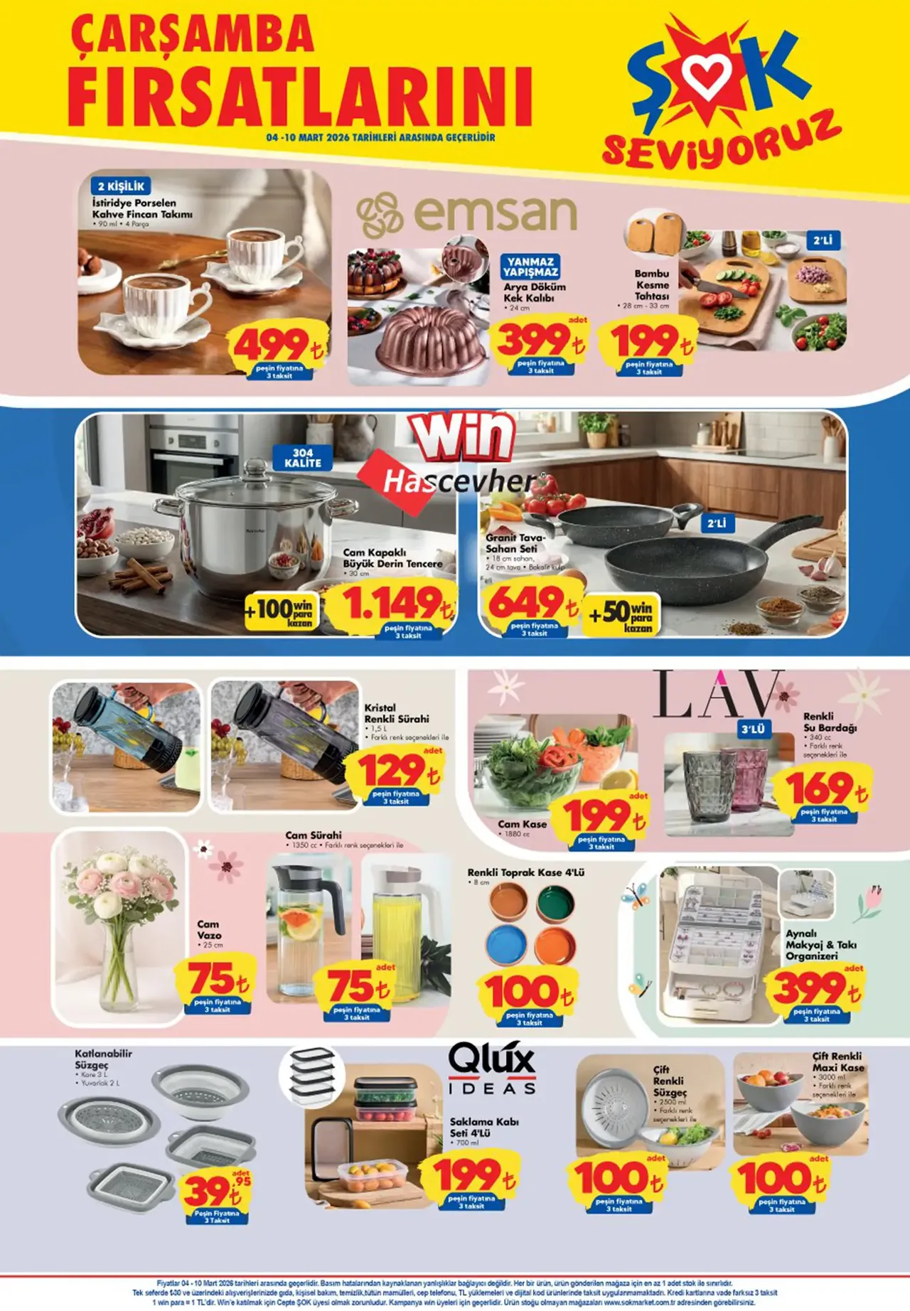 Şok aktüel ürünler 4-10 Mart kataloğu çıktı! Akıllı çamaşır kurutma makinesi geliyor