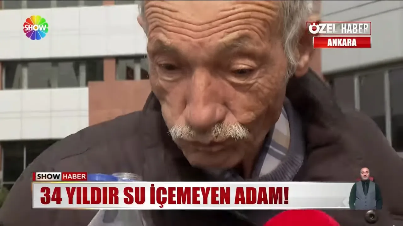 34 yıldır su içmiyor! “Zehir gibi geliyor bana, tiksiniyorum”