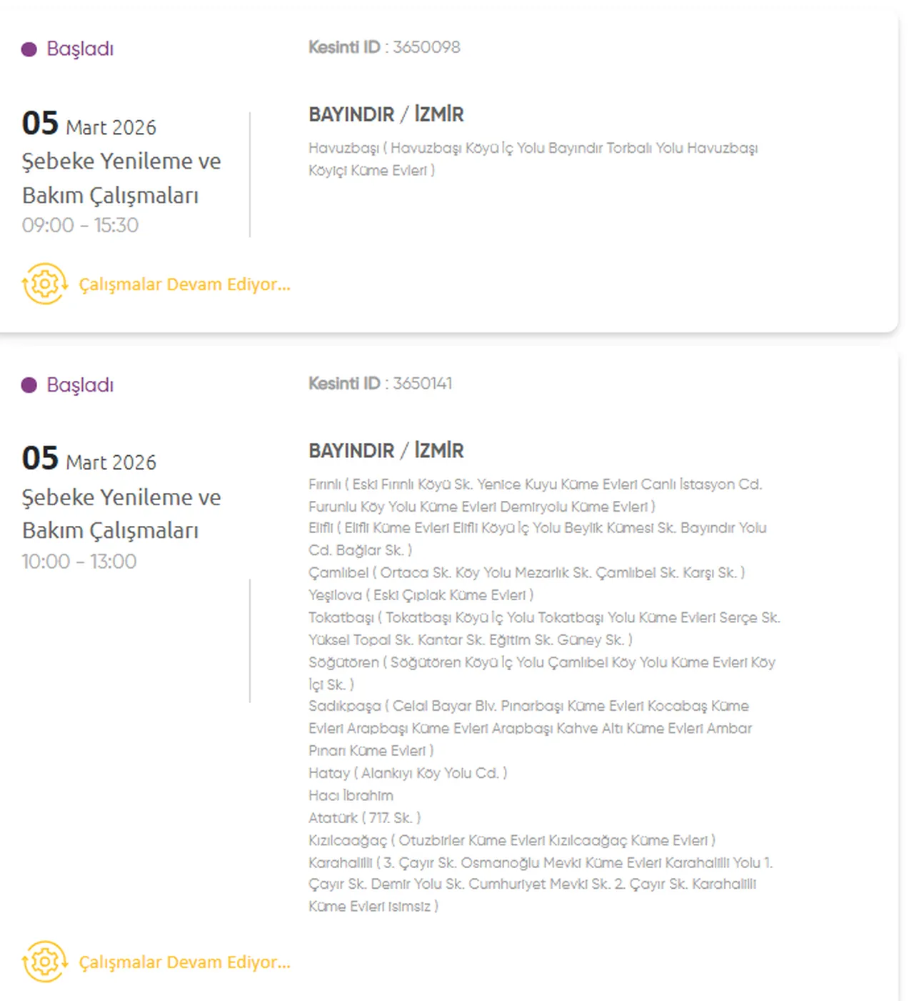 5 Mart GDZ İzmir elektrik kesintisi listesi açıklandı! İzmir elektrik kesintisi ne zaman bitecek?
