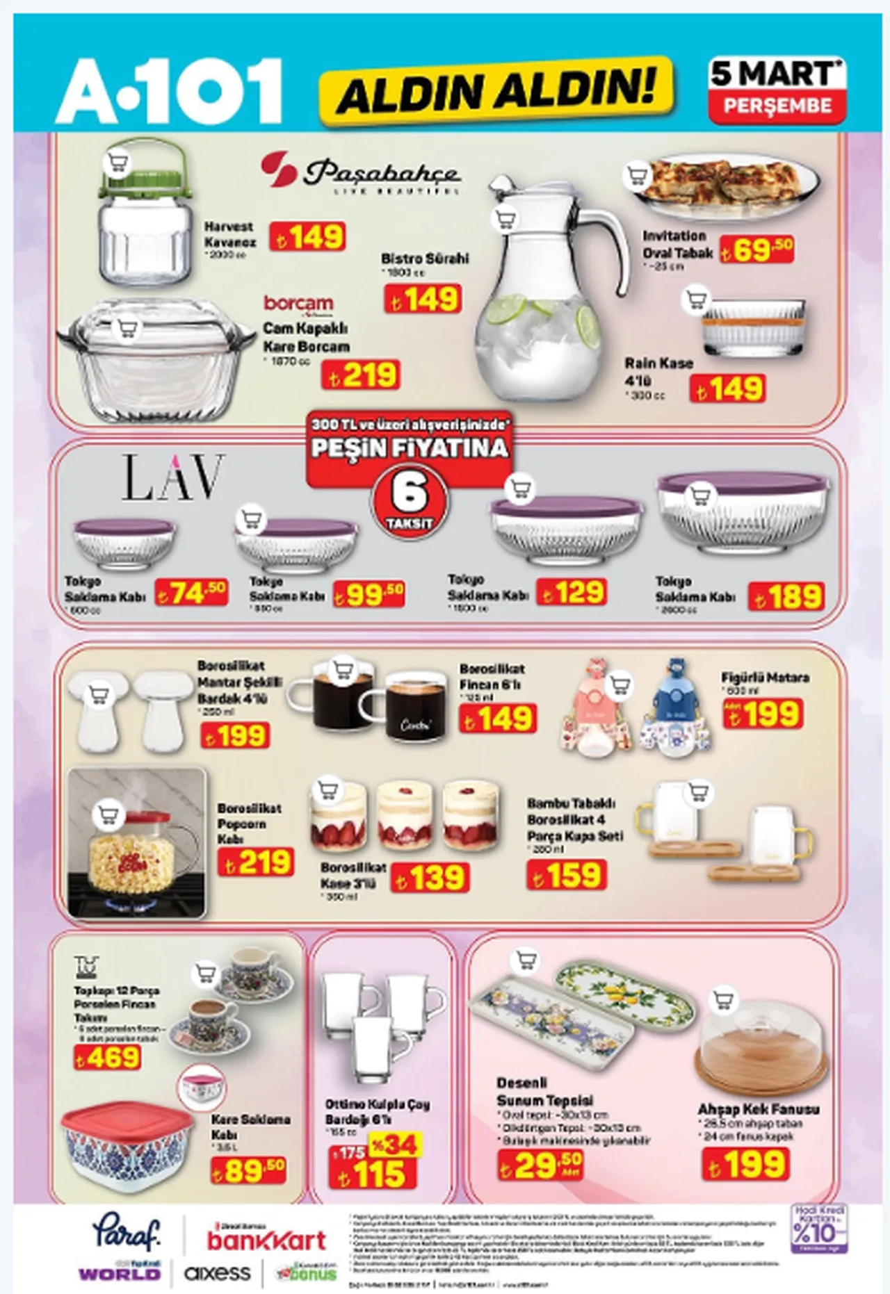 A101’den Stanley termos sürprizi! 5 Mart A101 aktüel kataloğunda dikkat çeken ürünler