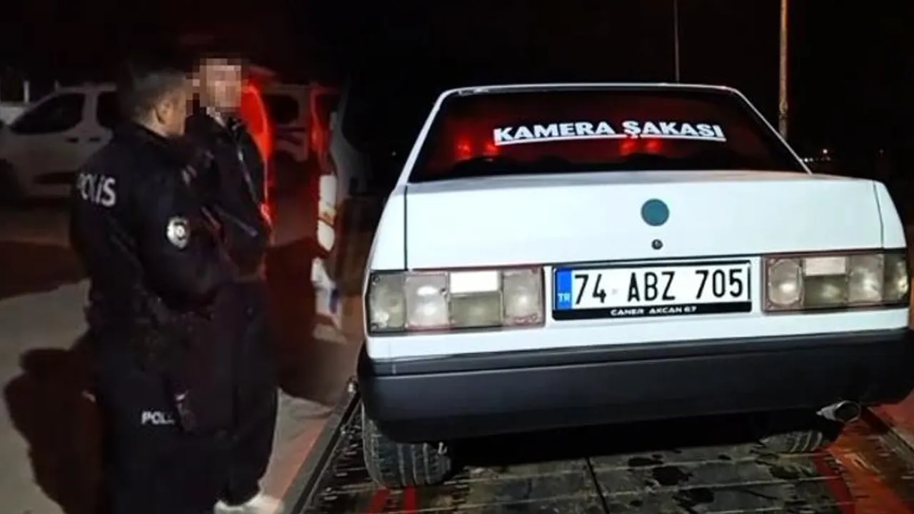 'Dur' ihtarına uymadı! Altındaki arabanın değerinden daha fazla ceza ödeyecek