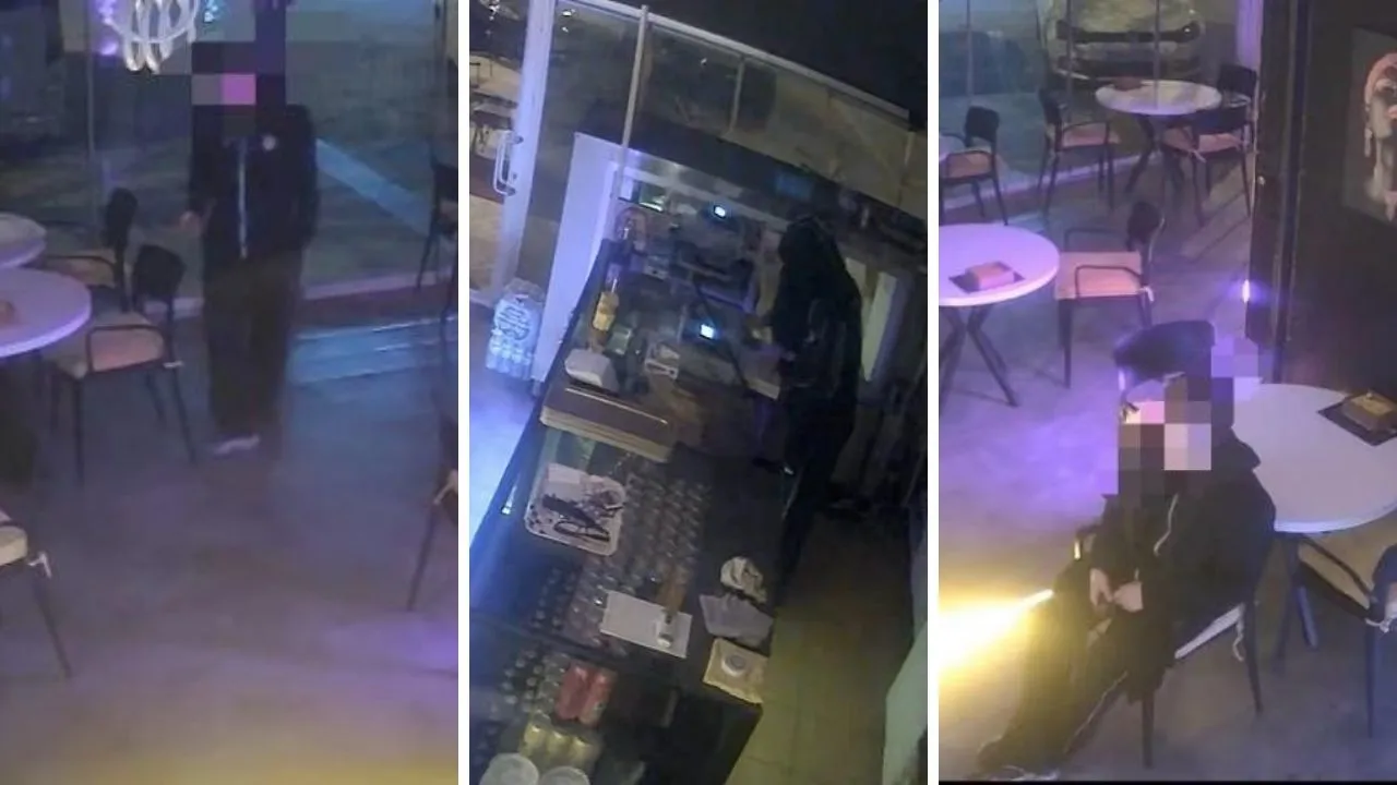 Hırsızlığın böylesi! Yemek yedi, ısındı, TV bile izledi